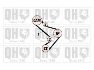 QUINTON HAZELL QBK318 paskirstymo diržo komplektas 
 Techninės priežiūros dalys -> Papildomas remontas
45 01 807, 91 62 107, 7701471774