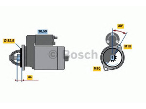 BOSCH 0 986 016 591 starteris 
 Elektros įranga -> Starterio sistema -> Starteris
M 001 T 72981, M 001 T 72981 A