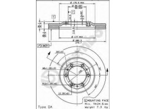 BREMBO 09.6866.20 stabdžių diskas 
 Dviratė transporto priemonės -> Stabdžių sistema -> Stabdžių diskai / priedai
8943754163, 8970340343, 569050