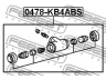 FEBEST 0478-KB4ABS rato stabdžių cilindras 
 Stabdžių sistema -> Ratų cilindrai
4610A008