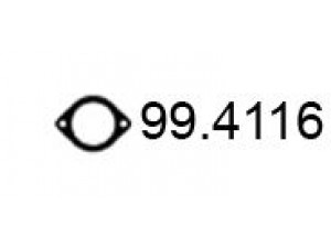 ASSO 99.4116 tarpiklis, išleidimo kolektorius 
 Išmetimo sistema -> Surinkimo dalys -> Atskiros surinkimo dalys -> Sandariklis, alyvos pompa
4403338, 7700823540, 4403338, 7700823540