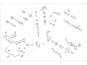 DELPHI VW-05729-F rato pakaba 
 Ašies montavimas/vairavimo mechanizmas/ratai -> Prekių paieška pagal schemą