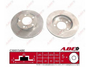 ABE C30015ABE stabdžių diskas 
 Dviratė transporto priemonės -> Stabdžių sistema -> Stabdžių diskai / priedai
4144109100