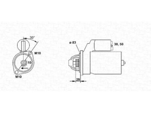 MAGNETI MARELLI 943251664010 starteris 
 Elektros įranga -> Starterio sistema -> Starteris
004151630180, 004151710180, 004151790180