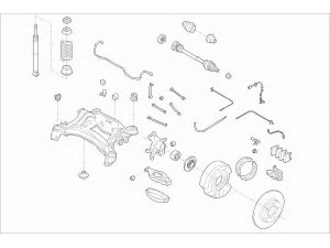 LEMFÖRDER MERCE-C-KLA-RL001 vairavimo mechanizmas; rato pakaba 
 Ašies montavimas/vairavimo mechanizmas/ratai -> Prekių paieška pagal schemą