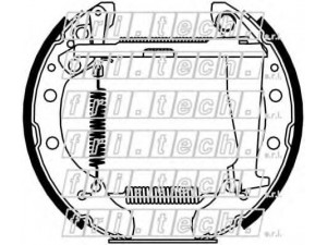 fri.tech. 16417 stabdžių trinkelių komplektas 
 Techninės priežiūros dalys -> Papildomas remontas