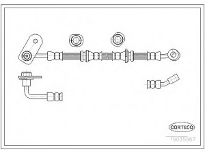 CORTECO 19035967 stabdžių žarnelė
5155065D00, 5155067D00