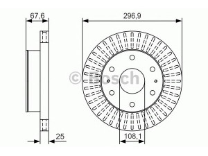 BOSCH 0 986 479 U07 stabdžių diskas 
 Dviratė transporto priemonės -> Stabdžių sistema -> Stabdžių diskai / priedai
43512 02330