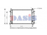 AKS DASIS 190240N radiatorius, variklio aušinimas 
 Aušinimo sistema -> Radiatorius/alyvos aušintuvas -> Radiatorius/dalys
4283438, 4729562