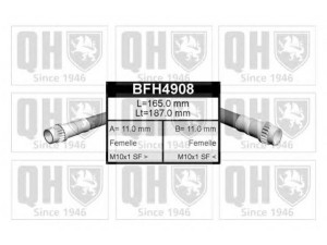QUINTON HAZELL BFH4908 stabdžių žarnelė 
 Stabdžių sistema -> Stabdžių žarnelės
77 00 416 273