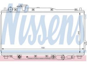 NISSENS 66605 radiatorius, variklio aušinimas 
 Aušinimo sistema -> Radiatorius/alyvos aušintuvas -> Radiatorius/dalys
0K2A2-15-200B, 0K2A2-15-20X, 0KA2-15-200F