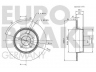 EUROBRAKE 5815203342 stabdžių diskas 
 Stabdžių sistema -> Diskinis stabdys -> Stabdžių diskas
1244231112, 2104230312, 2104230612