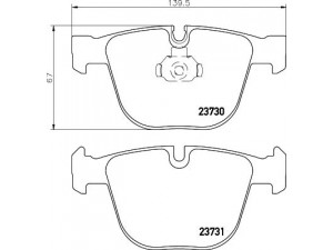 HELLA PAGID 8DB 355 010-751 stabdžių trinkelių rinkinys, diskinis stabdys 
 Techninės priežiūros dalys -> Papildomas remontas
34212228429, 34212284296, 34212284685