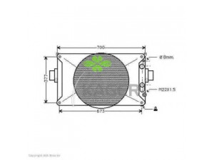 KAGER 31-0535 radiatorius, variklio aušinimas 
 Aušinimo sistema -> Radiatorius/alyvos aušintuvas -> Radiatorius/dalys
93825378