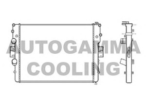 AUTOGAMMA 104270 radiatorius, variklio aušinimas 
 Aušinimo sistema -> Radiatorius/alyvos aušintuvas -> Radiatorius/dalys
504152996