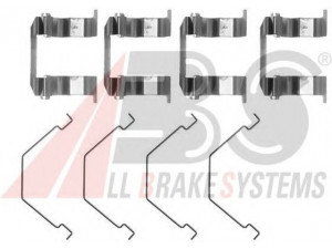 A.B.S. 1158Q priedų komplektas, diskinių stabdžių trinkelės 
 Stabdžių sistema -> Diskinis stabdys -> Stabdžių dalys/priedai
126115800
