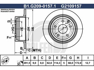 GALFER B1.G209-0157.1 stabdžių diskas 
 Dviratė transporto priemonės -> Stabdžių sistema -> Stabdžių diskai / priedai
43206-JD00A