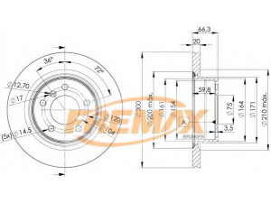 FREMAX BD-3406 stabdžių diskas 
 Dviratė transporto priemonės -> Stabdžių sistema -> Stabdžių diskai / priedai
3421 6 764 651