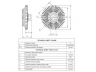 NRF 49520 sankaba, radiatoriaus ventiliatorius 
 Aušinimo sistema -> Radiatoriaus ventiliatorius
6176701, 88VB8A616AA