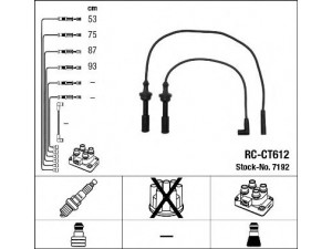 NGK 7192 uždegimo laido komplektas 
 Kibirkšties / kaitinamasis uždegimas -> Uždegimo laidai/jungtys
95 605 678, 95 605 678