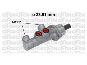CIFAM 202-587 pagrindinis cilindras, stabdžiai 
 Stabdžių sistema -> Pagrindinis stabdžių cilindras
46010-AX720, 77 01 208 402