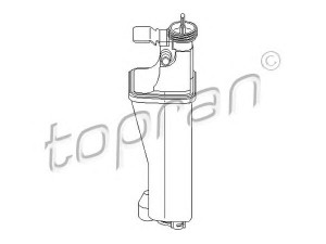 TOPRAN 501 195 išsiplėtimo bakelis, aušinimo skystis 
 Aušinimo sistema -> Radiatorius/alyvos aušintuvas -> Išsiplėtimo bakelis, variklio aušinimo skystis
1 436 255, 1711 1 436 255, 1711 2 249 365
