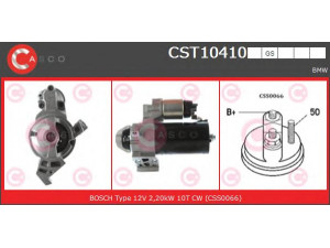 CASCO CST10410GS starteris 
 Elektros įranga -> Starterio sistema -> Starteris
12417798006, 12417804140, 12417812034