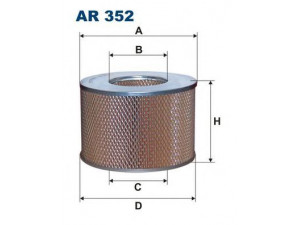 FILTRON AR352 oro filtras 
 Techninės priežiūros dalys -> Techninės priežiūros intervalai
211, IIM211, 1780160040, 1780160050