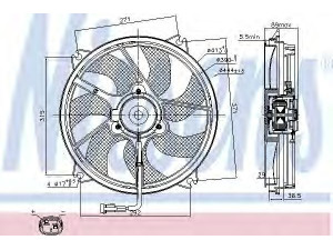 NISSENS 85606 ventiliatorius, radiatoriaus 
 Aušinimo sistema -> Oro aušinimas
1250.G1, 1250.G2, 1250.G4, 1250.G5