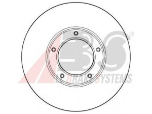 A.B.S. 15659 stabdžių diskas 
 Dviratė transporto priemonės -> Stabdžių sistema -> Stabdžių diskai / priedai
43512-26040, 43512-26070, 43512-35180