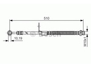 BOSCH 1 987 481 155 stabdžių žarnelė 
 Stabdžių sistema -> Stabdžių žarnelės
58731 2D000, 58732 1D000, 58732 1D000