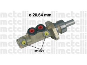 METELLI 05-0156 pagrindinis cilindras, stabdžiai 
 Stabdžių sistema -> Pagrindinis stabdžių cilindras
4601.95