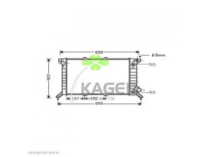 KAGER 31-3078 radiatorius, variklio aušinimas 
 Aušinimo sistema -> Radiatorius/alyvos aušintuvas -> Radiatorius/dalys
GRD1070