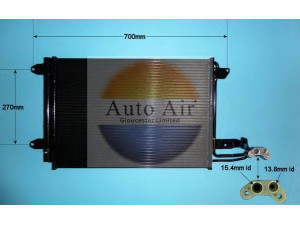 AUTO AIR GLOUCESTER 16-1054A kondensatorius, oro kondicionierius 
 Oro kondicionavimas -> Kondensatorius
1K0820411D, 1K0820411E, 1K0820411F