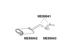 VENEPORTE ME50041 galinis duslintuvas
1634900601, 1634900827, 1634903301