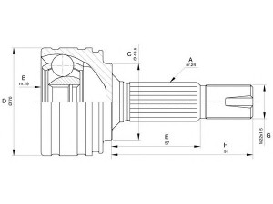 OPEN PARTS CVJ5616.10 jungčių komplektas, kardaninis velenas 
 Ratų pavara -> Sujungimai/komplektas
3272JY, 3273JR, 3272JY, 3273JR