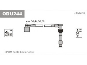 JANMOR ODU244 uždegimo laido komplektas 
 Kibirkšties / kaitinamasis uždegimas -> Uždegimo laidai/jungtys
1282146, 1282147, 1282153, 1282154