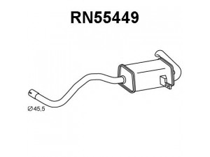 VENEPORTE RN55449 galinis duslintuvas 
 Išmetimo sistema -> Duslintuvas
200101367R