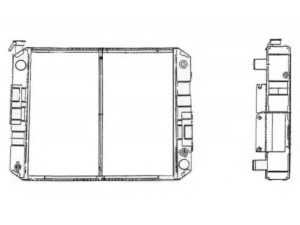 NRF 514442 radiatorius, variklio aušinimas
1337002, 2037521, 8504595