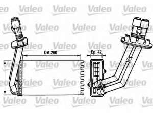 VALEO 812048 šilumokaitis, salono šildymas 
 Šildymas / vėdinimas -> Šilumokaitis
7701039481