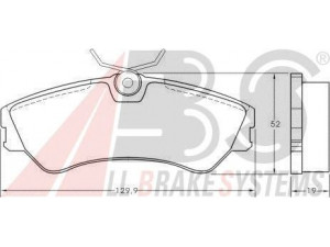 A.B.S. 36752 OE stabdžių trinkelių rinkinys, diskinis stabdys 
 Techninės priežiūros dalys -> Papildomas remontas
701698151C, 701.698.151C, 701.698.151TRA