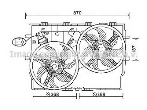 PRASCO FT7587 ventiliatorius, radiatoriaus 
 Aušinimo sistema -> Oro aušinimas
1362918080