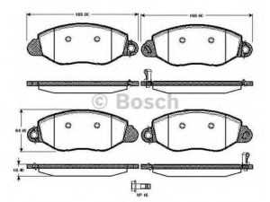 BOSCH 0 986 TB2 817 stabdžių trinkelių rinkinys, diskinis stabdys 
 Techninės priežiūros dalys -> Papildomas remontas
1144288, 1318147, 1415168, 1C1J2K021AA