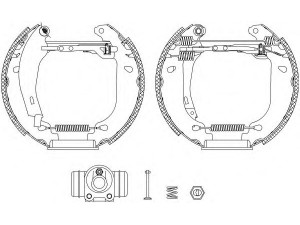 HELLA 8DB 355 004-711 stabdžių trinkelių komplektas 
 Techninės priežiūros dalys -> Papildomas remontas
7701202542, 7701202661, 7701202820