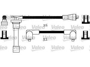 VALEO 346550 uždegimo laido komplektas 
 Kibirkšties / kaitinamasis uždegimas -> Uždegimo laidai/jungtys