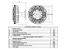 NRF 49010 sankaba, radiatoriaus ventiliatorius 
 Aušinimo sistema -> Radiatoriaus ventiliatorius
0002003023, 0002003223, 0002003320