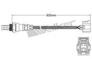 WALKER PRODUCTS 250-24857 lambda jutiklis 
 Variklis -> Variklio elektra
0035428518