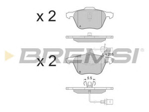 BREMSI BP3076 stabdžių trinkelių rinkinys, diskinis stabdys 
 Techninės priežiūros dalys -> Papildomas remontas
1109014, 1133446, 1205696, 1237133