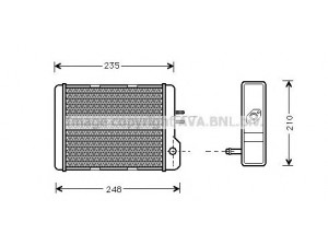 AVA QUALITY COOLING IV6032 šilumokaitis, salono šildymas