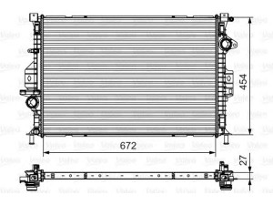VALEO 735602 radiatorius, variklio aušinimas 
 Aušinimo sistema -> Radiatorius/alyvos aušintuvas -> Radiatorius/dalys
30792221